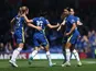 Chelsea's Sam Kerr celebrates scoring their second goal on May 8, 2022