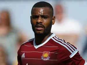 Ricardo Vaz Te in action for West Ham on August 9, 2014