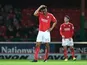 Rohan Ince reacts during the match between Swindon Town and Sheffield United on March 14, 2017