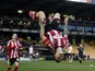 Jayden Wareham of Exeter City celebrating