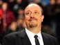 Chelsea interim manager Rafa Benitez smiles prior to kick-off against Sparta Prague on February 21, 2013