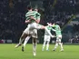Celtic's Cameron Carter-Vickers celebrates scoring their first goal with Matt O'Riley on March 2, 2022